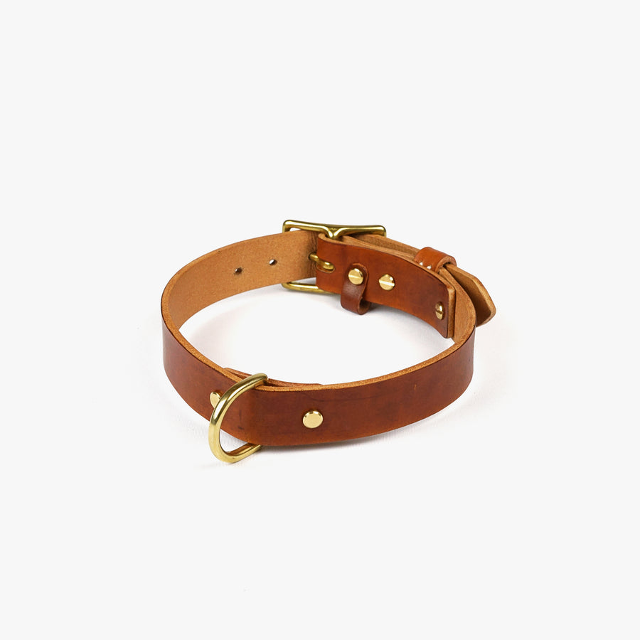 Dog collar brown